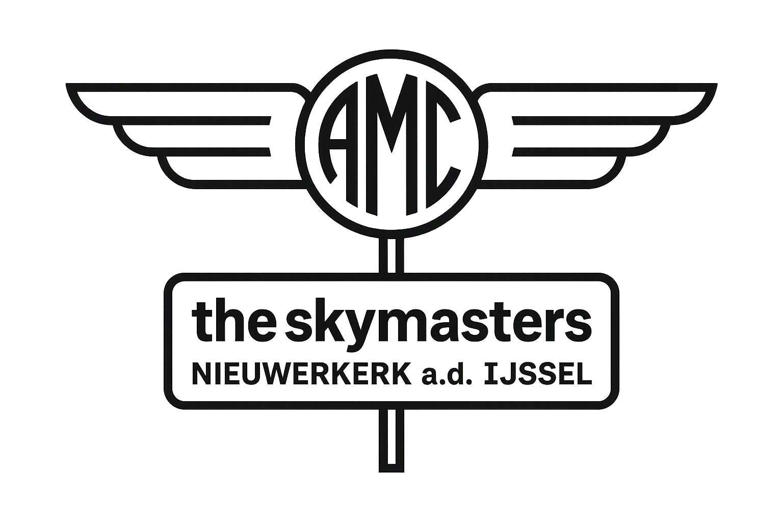 A.M.C. The Skymasters Logo
